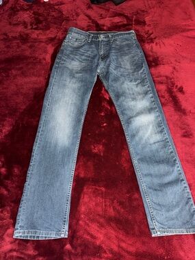 Levi's Men's Light Blue Straight Jeans 30x32